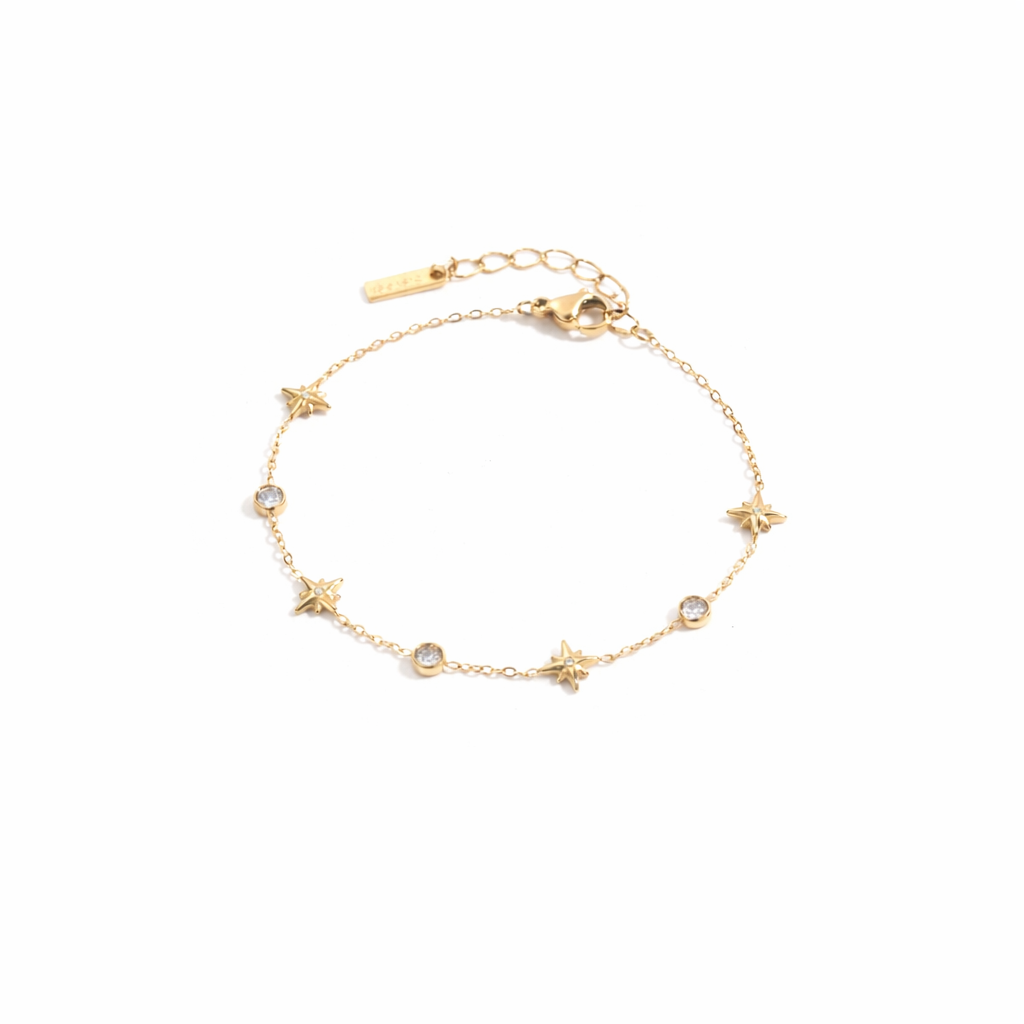 Bracelet Étoile et Strass