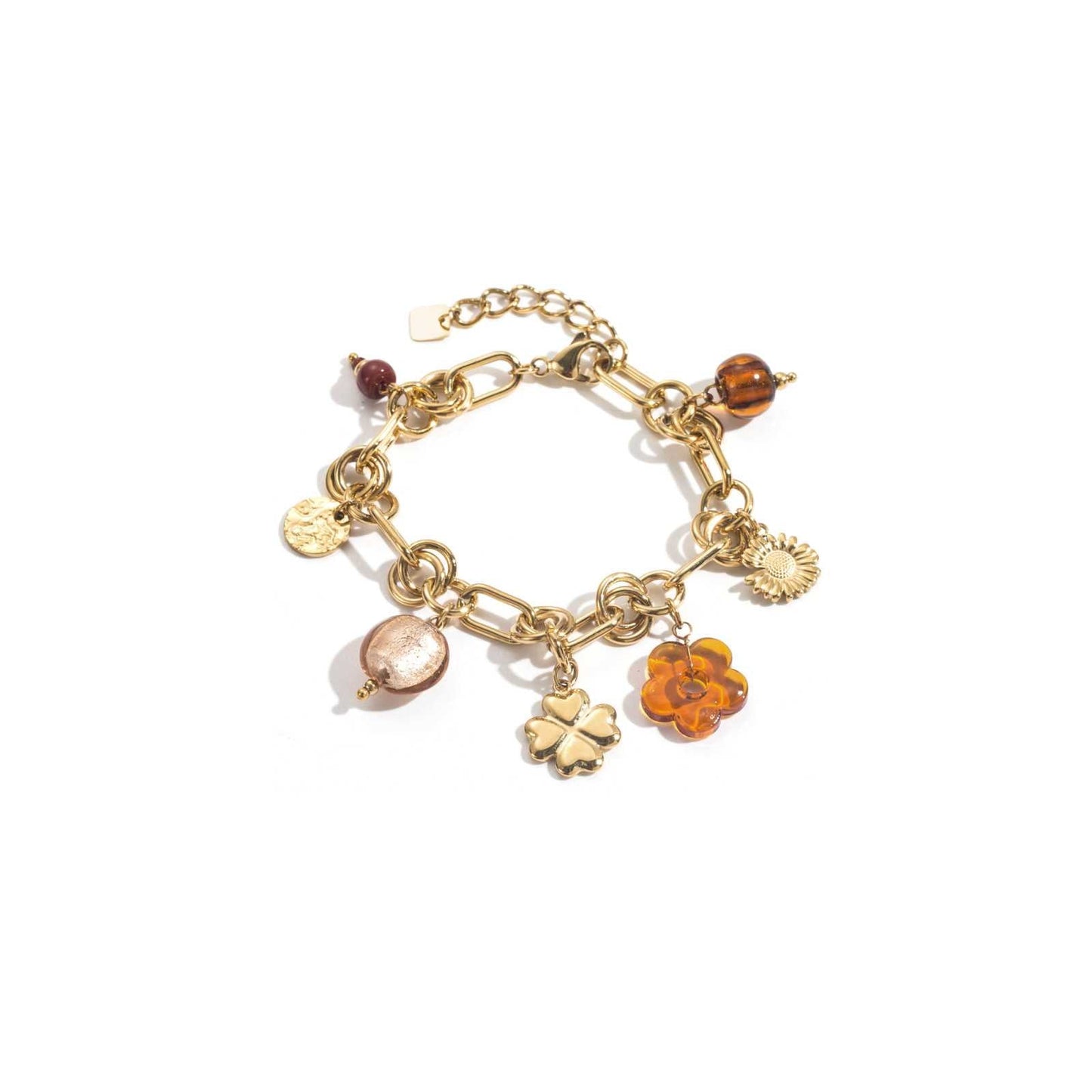 Bracelet maillon à charms