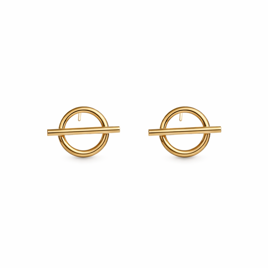 Boucles d'oreilles cercles minimalistes