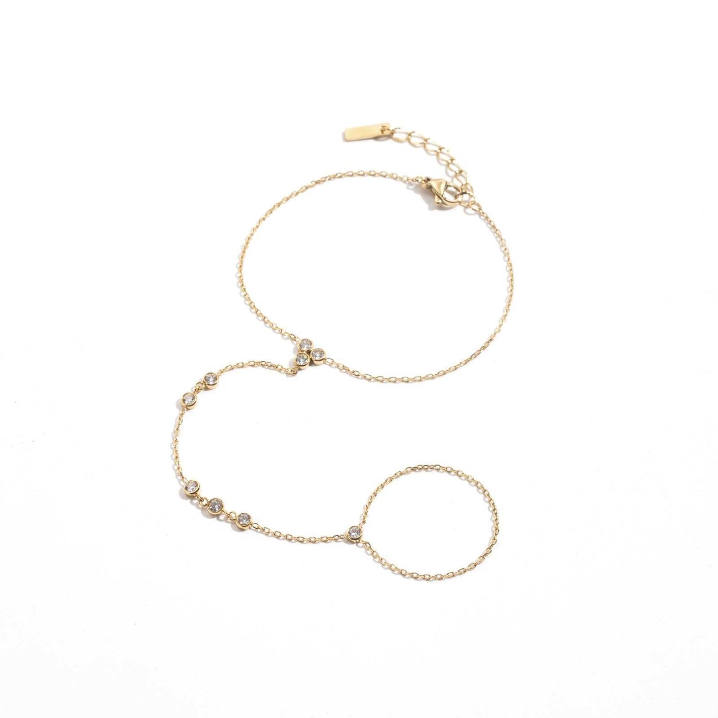 Bracelet Chaîne de Main Strass