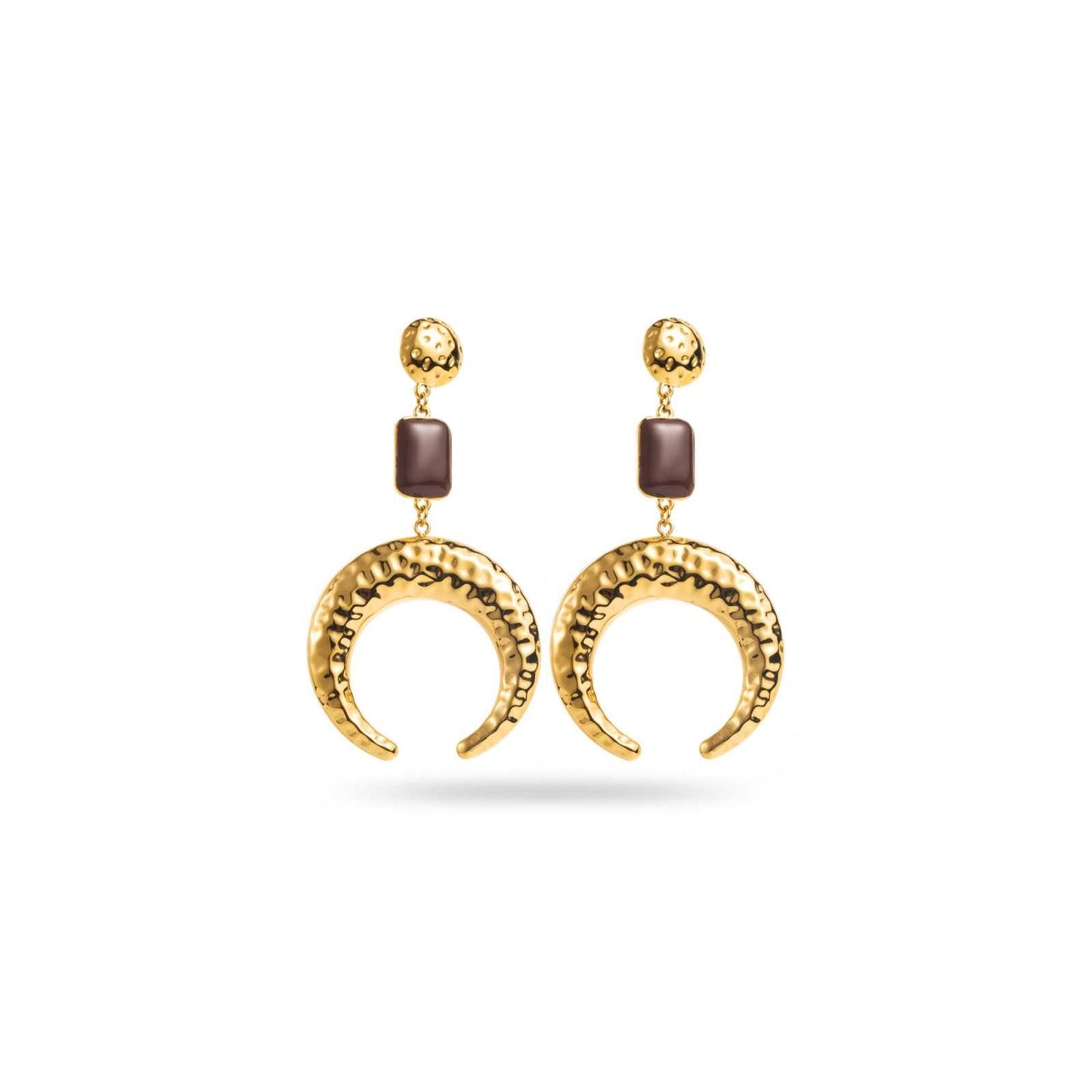 Boucles d'Oreilles Lune