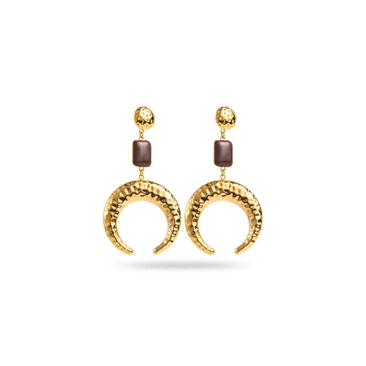 Boucles d'Oreilles Lune