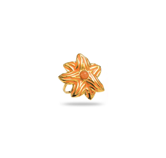 Bague Orange Réglable