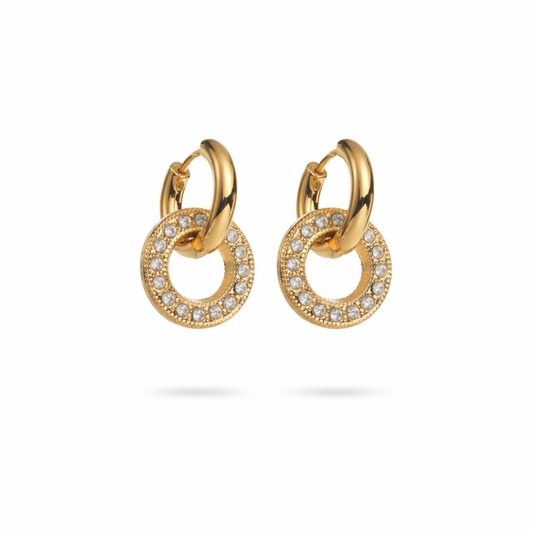 Boucles d'oreilles strass