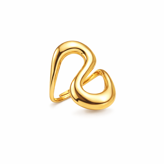 Bague Dorée Moderne